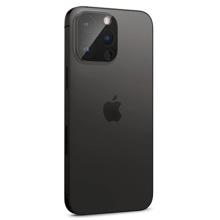 Spigen Optik. TR Camera Protector Kamera aus gehärtetem Glas (2 Stück) iPhone 14 Pro / 14 Pro Max schwarz