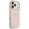 Etui Guess Saffiano Classic Logo MagSafe na iPhone 17 Pro - różowe