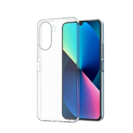 Ultra Clear 0,5 mm Hülle für Vivo Y16 / Vivo Y02s dünne Abdeckung transparent
