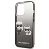 Karl Lagerfeld KLHCP13LTGKCK iPhone 13 Pro / 13 6,1" hardcase czarny/black Gradient Ikonik Karl & Choupette