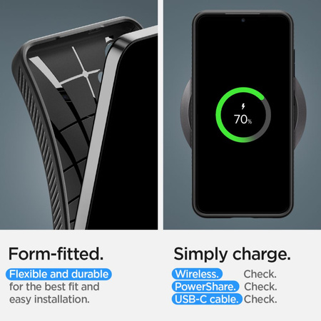 Spigen Liquid Air case for Samsung Galaxy S24+ - matte black