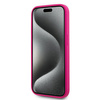 Karl Lagerfeld KLHMP15LSCHPPLF iPhone 15 Pro 6.1" różowy/fuschia hardcase Silicone Choupette Head MagSafe