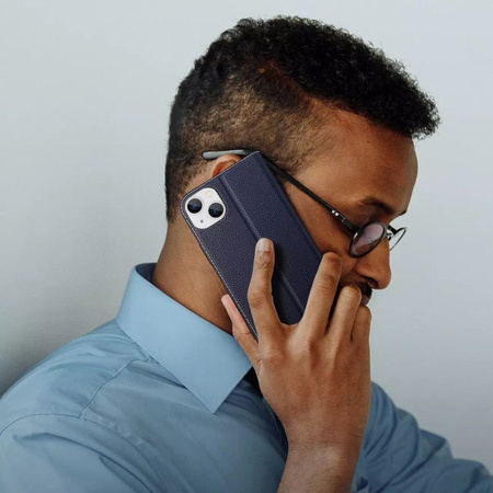 Dux Ducis Skin X2 Hülle für iPhone 14 Plus Hülle mit Magnetklappe blau