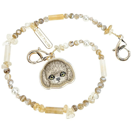 Zawieszka na torebkę handstrap Nimmy     Magnetic fashion brązowy