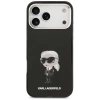 Etui Karl Lagerfeld IML Aquarelle Karl & Logo MagSafe na iPhone 17 Pro Max - czarne