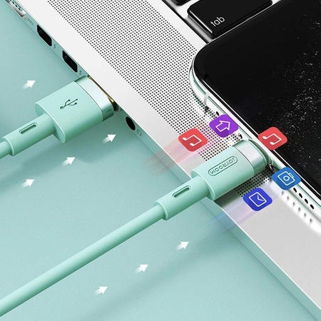 Joyroom USB-Kabel - Lightning 2,4A 1,2 m (S-1224N2 Schwarz)
