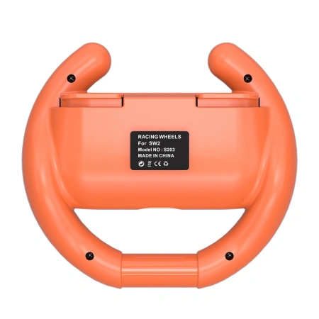 Kierownica wyścigowa do kontrolera Joy-Con Nintendo Switch  2 (opakowanie 2 szt.) - pomarańczowa i niebieska