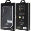 Audi Synthetic Leather MagSafe iPhone 13 Pro / 13 6.1" czarny/black hardcase AU-TPUPCMIP13P-GT/D3-BK