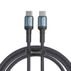 Yesido Kabel CA78 PD 60W Type-C/Type-C 1.2m 3A, BLACK / CZARNY