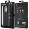 Etui BMW Perforated Tricolor Line na iPhone 15 Pro Max - czarne