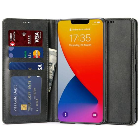 Case IPHONE 14 Tech-Protect Wallet Magnet black