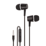 Słuchawki douszne przewodowe z mikrofonem MaxLife MXEP-02 czarne