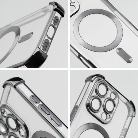 Futerał ANTISHOCK ELECTRO do IPHONE 16 kompatybilny z MagSafe czarny