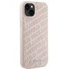 Karl Lagerfeld Quilted K Pattern Hülle für iPhone 15 Plus / 14 Plus – Rosa