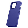 iCarer Litchi Premium Leather Case Leather Case iPhone 14 Pro Max Magnetic with MagSafe Dark Blue (WMI14220712-DB)