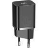 Baseus Super Si 1C szybka ładowarka USB Typ C 20 W Power Delivery + kabel USB Typ C - Lightning 1 m czarny (TZCCSUP-B01)