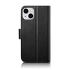 iCarer Wallet Case 2in1 Case iPhone 14 Plus Leather Flip Cover Anti-RFID Black (WMI14220727-BK)