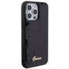 Etui Guess Sequin Script Metal na iPhone 15 Pro - czarne