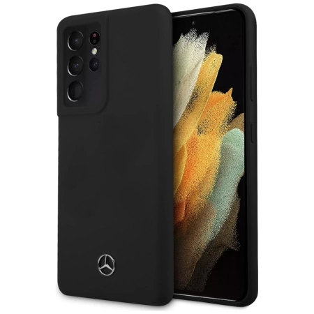Mercedes MEHCS21LSILBK S21 Ultra G998 czarny/black hardcase Silicone Line