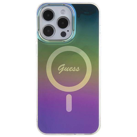 Guess IML Iridescent MagSafe - Etui iPhone 15 Pro Max (kolorowy)