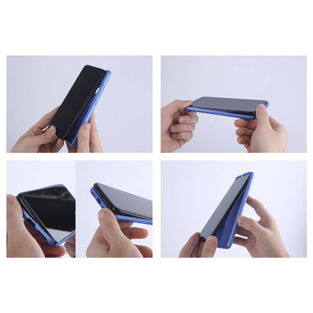 Nillkin Super Frosted Shield gehärtete Abdeckung + Ständer für Xiaomi Redmi Note 11S / Note 11 weiß