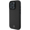 Mercedes nakładka do iPhone 16 Pro Max 6,9" MEHMP16X23RBARK Hardcase Textured And Plain Leather MagSafe czarna