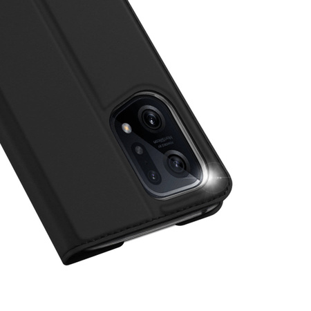 Dux Ducis Skin Pro case with a flip Oppo Find X5 black