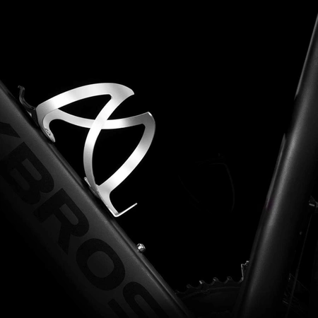 Rockbros 2017-11AS Aluminiumhalter für eine Fahrradwasserflasche – weiß