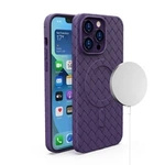 MagSafe Woven Case for iPhone 15 - purple