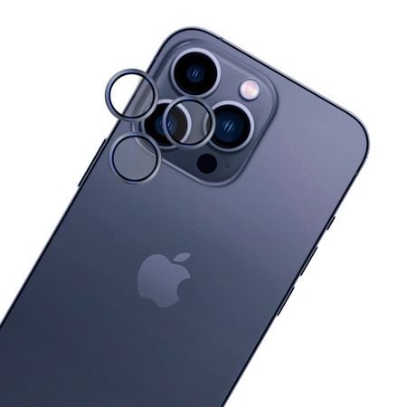 Apple iPhone 15 Pro Max - HARDY Lens Protection Pro Blue