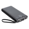 Bateria zewnętrzna (Powerbank) VEGER C10 - 10 000mAh (Micro + Typ C + Lightning 8-pin) czarny (W1116)