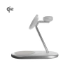 Puro Mag Station Qi2 3-in-1 Wireless Charger Compatible with MagSafe - White