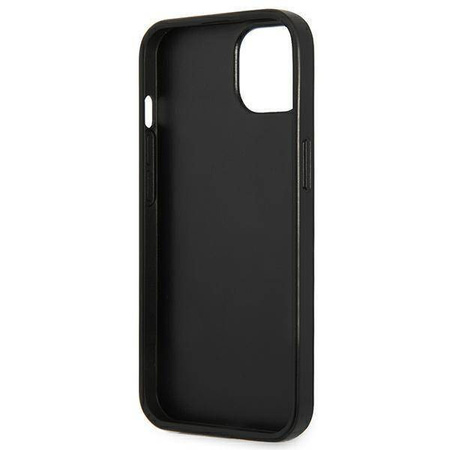 Original Handyhülle IPHONE 13 MINI Karl Lagerfeld Hardcase Monogram Plaque (KLHCP13SMNMP1P) rosa
