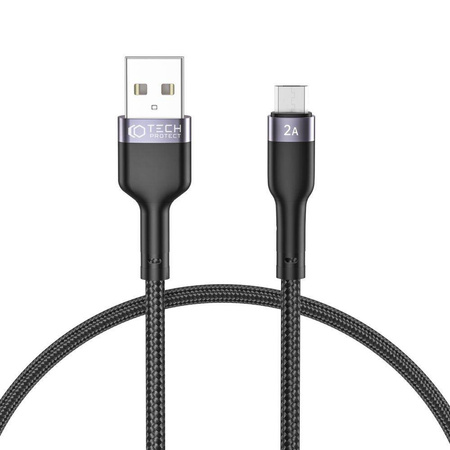 Cable 2.4A 0,25m USB - Micro USB Tech-Protect Ultraboost black