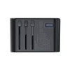 Choetech gaN 2 x USB Typ C / USB 65W Power Delivery Schnellladegerät schwarz (PD5009-BK)
