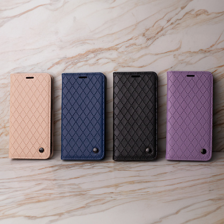 Etui Smart Caro do Samsung Galaxy A26 5G granatowe