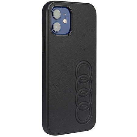 Audi Synthetic Leather iPhone 11 Pro 5.8" black/black hardcase AU-TPUPPCIP11-TT/D1-BK