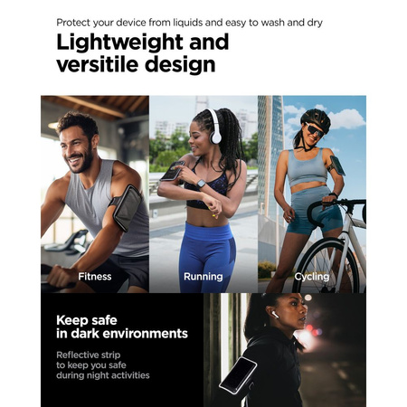 Spigen A703 Sportarmband 6,9&#39;&#39; - Schwarz