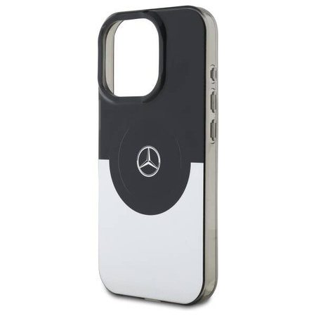 Original Handyhülle IPHONE 16 PRO MAX Mercedes Hardcase Double Layer BiColor MagSafe (MEHMP16X23HBIGK) schwarz