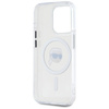 Oryginalne Etui IPHONE 15 PRO MAX Karl Lagerfeld Hardcase IML Metal Karl Head MagSafe białe