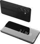 Clear View Case etui do Samsung Galaxy A24 4G pokrowiec z klapką czarne
