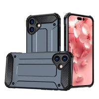 Hybrid Armor Panzerhülle für iPhone 16 Plus – Blau