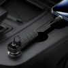 Kabel Acefast C14-04 USB-A - USB-C sprężynowy 480Mb/s 3A 1.2m - czarny