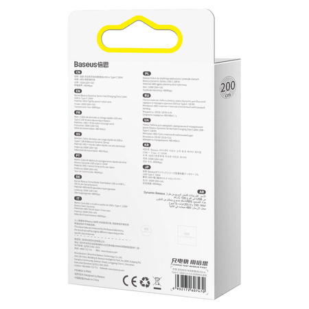 Baseus Dynamic Series USB cable - USB Type C 100W 2m blue (CALD000703)