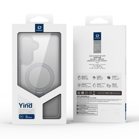 DUX DUCIS futerał YIND kompatybilny z MagSafe do SAMSUNG S25 Plus szary