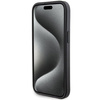 Karl Lagerfeld Gripstand Saffiano Karl&amp;Choupette Pins Hülle für iPhone 15 – Schwarz