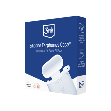 Accessories - Apple AirPods 4 - 3mk Silicone AirPods Case White