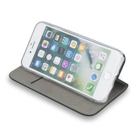 Etui Smart Magnetic do Motorola Moto G75 ciemnozielone