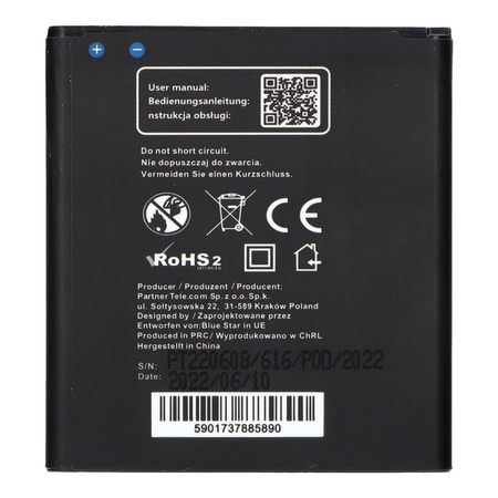 Bateria do Samsung G3608 Galaxy Core Prime G3606 G3609 1700 mAh Li-Ion Blue Star PREMIUM