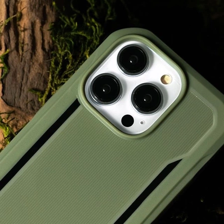 Raptic X-Doria Fort Case iPhone 14 Pro mit gepanzerter blauer MagSafe-Hülle